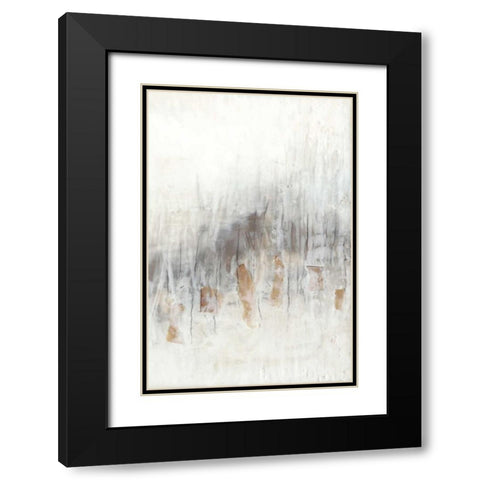 Neutral Wave II Black Modern Wood Framed Art Print with Double Matting by Goldberger, Jennifer