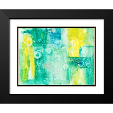 Oriental Antique II Black Modern Wood Framed Art Print with Double Matting by Combs, Joyce