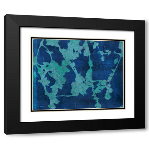 Brackish Flowers I Black Modern Wood Framed Art Print with Double Matting by Moore, Regina