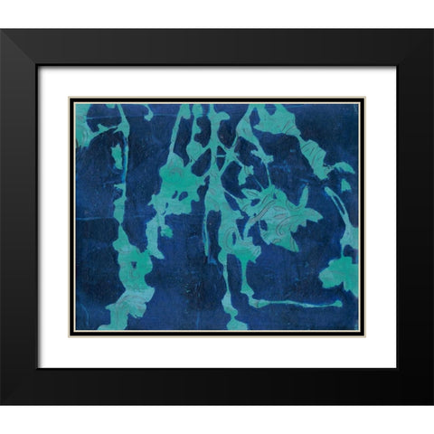 Brackish Flowers II Black Modern Wood Framed Art Print with Double Matting by Moore, Regina