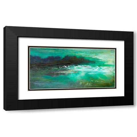 Dusk on the Coast  Black Modern Wood Framed Art Print with Double Matting by Finch, Sheila