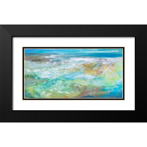 Tide Pool  Black Modern Wood Framed Art Print with Double Matting by Finch, Sheila