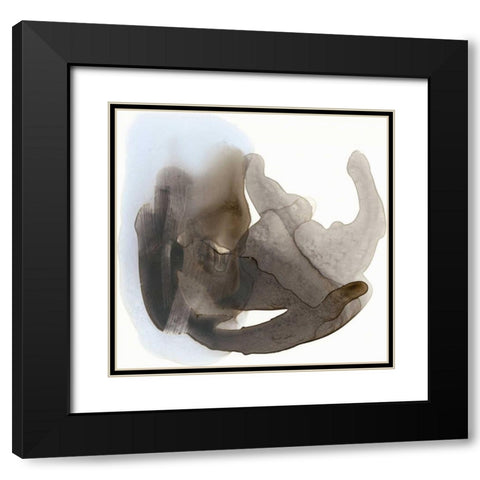 Embodiment II Black Modern Wood Framed Art Print with Double Matting by Stramel, Renee W.