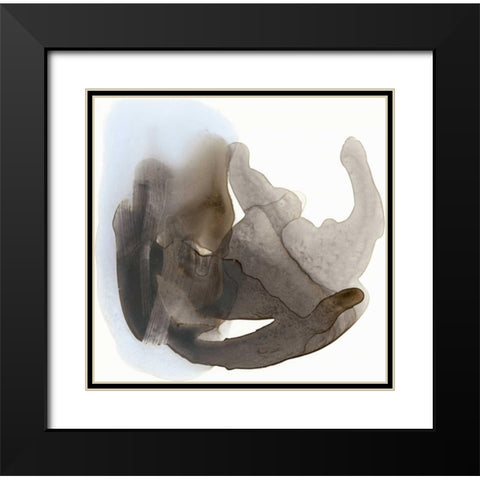 Embodiment II Black Modern Wood Framed Art Print with Double Matting by Stramel, Renee W.
