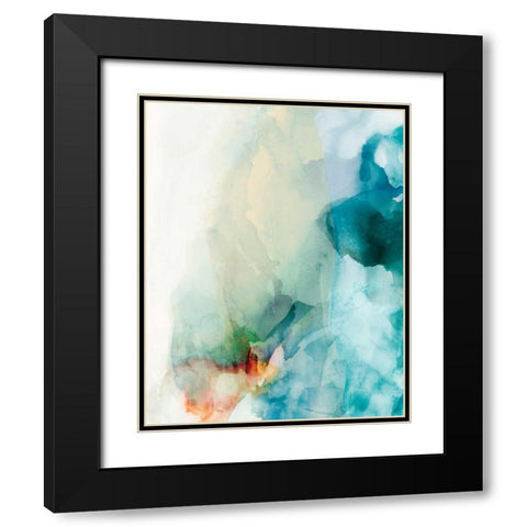 Aversion I Black Modern Wood Framed Art Print with Double Matting by Jasper, Sisa