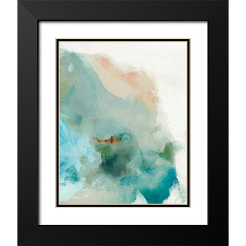 Aversion II Black Modern Wood Framed Art Print with Double Matting by Jasper, Sisa