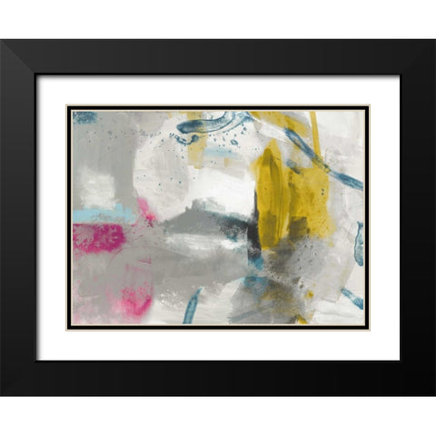 Minute II Black Modern Wood Framed Art Print with Double Matting by Jasper, Sisa