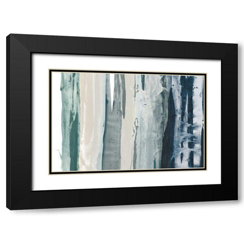 Navy Decision II Black Modern Wood Framed Art Print with Double Matting by Jasper, Sisa