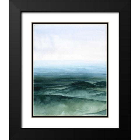 Plane View II Black Modern Wood Framed Art Print with Double Matting by Popp, Grace