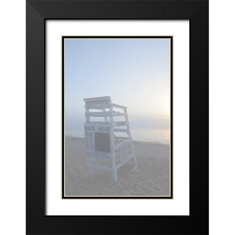 Off Duty I Black Modern Wood Framed Art Print with Double Matting by Chandler, Sharon