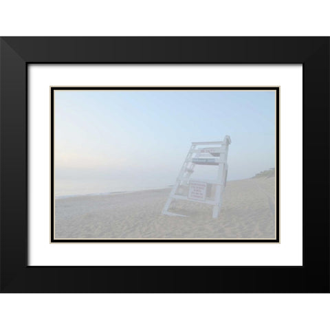 Off Duty II Black Modern Wood Framed Art Print with Double Matting by Chandler, Sharon