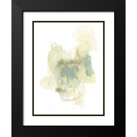 Fluid Integer I Black Modern Wood Framed Art Print with Double Matting by Vess, June Erica
