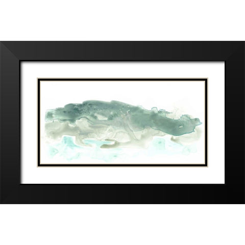 Liquid Landscape I Black Modern Wood Framed Art Print with Double Matting by Vess, June Erica