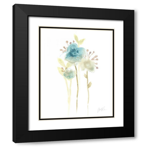 Bluebell I Black Modern Wood Framed Art Print with Double Matting by Vess, June Erica