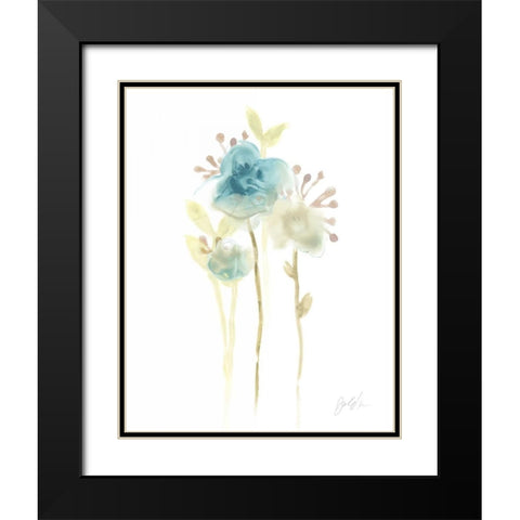 Bluebell I Black Modern Wood Framed Art Print with Double Matting by Vess, June Erica