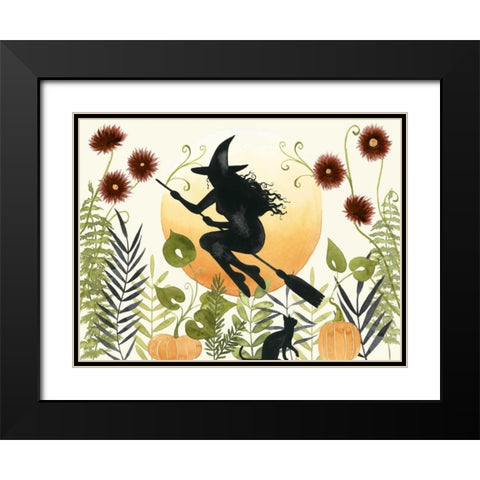 The Witchs Garden I Black Modern Wood Framed Art Print with Double Matting by Popp, Grace