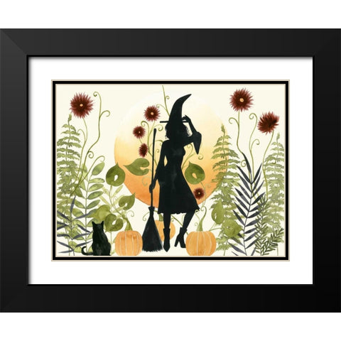The Witchs Garden II Black Modern Wood Framed Art Print with Double Matting by Popp, Grace