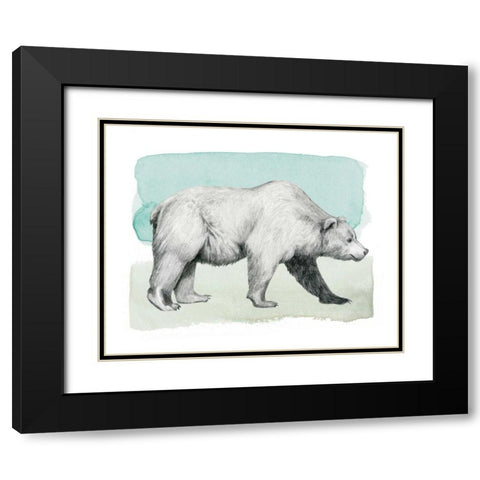 Animale II Black Modern Wood Framed Art Print with Double Matting by Popp, Grace