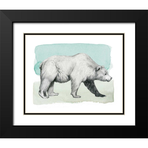 Animale II Black Modern Wood Framed Art Print with Double Matting by Popp, Grace