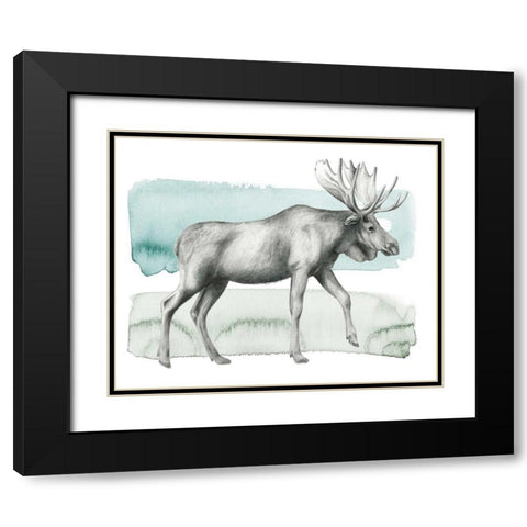 Animale III Black Modern Wood Framed Art Print with Double Matting by Popp, Grace