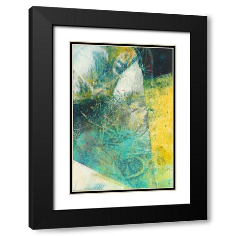 Underlying III Black Modern Wood Framed Art Print with Double Matting by Jachimiec, Sue