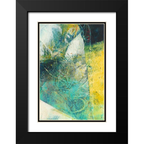 Underlying III Black Modern Wood Framed Art Print with Double Matting by Jachimiec, Sue