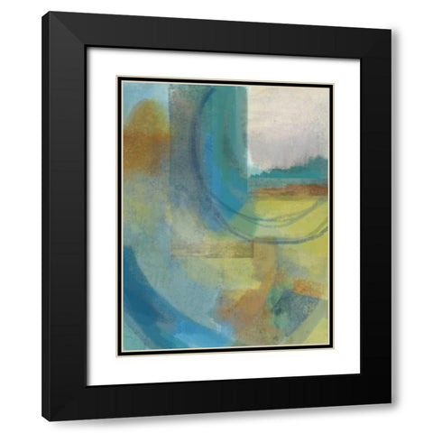 East Wind I Black Modern Wood Framed Art Print with Double Matting by Jerry, Alison