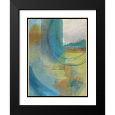 East Wind I Black Modern Wood Framed Art Print with Double Matting by Jerry, Alison