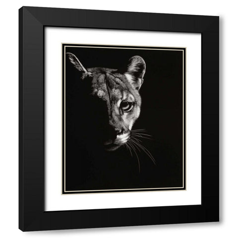 Black Glimpse IV Black Modern Wood Framed Art Print with Double Matting by Chapman, Julie T.