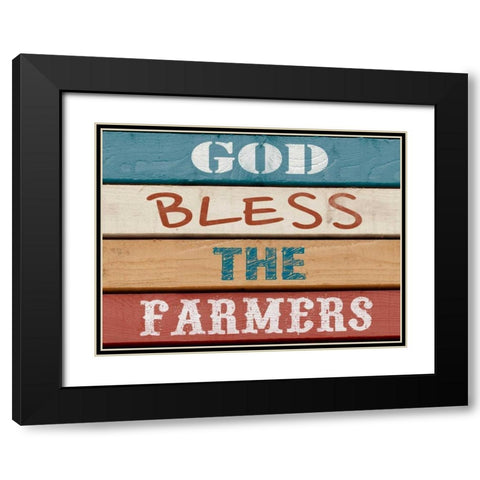 Farm Sentiment III Black Modern Wood Framed Art Print with Double Matting by Saunders, Alonzo
