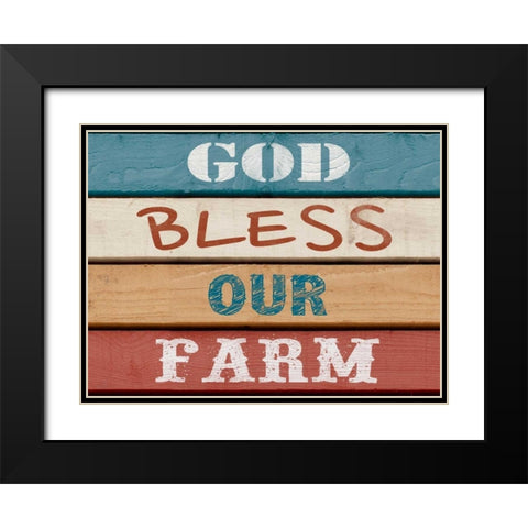 Farm Sentiment IV Black Modern Wood Framed Art Print with Double Matting by Saunders, Alonzo