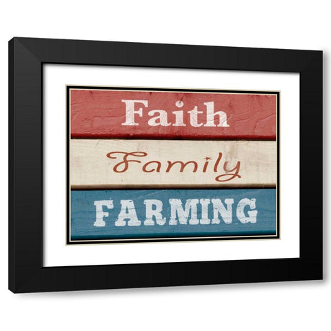Farm Sentiment V Black Modern Wood Framed Art Print with Double Matting by Saunders, Alonzo