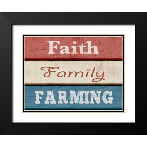 Farm Sentiment V Black Modern Wood Framed Art Print with Double Matting by Saunders, Alonzo