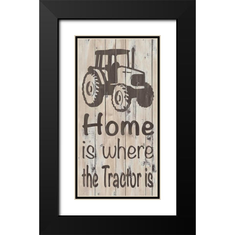Home and Farm II Black Modern Wood Framed Art Print with Double Matting by Saunders, Alonzo