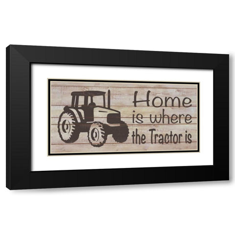 Home and Farm IV Black Modern Wood Framed Art Print with Double Matting by Saunders, Alonzo