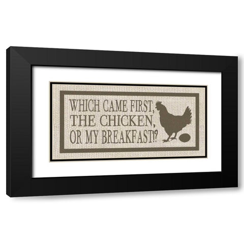 Home and Farm V Black Modern Wood Framed Art Print with Double Matting by Saunders, Alonzo