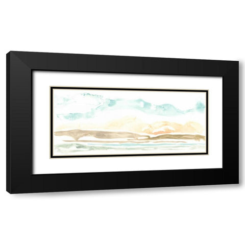Daybreak at Sea I Black Modern Wood Framed Art Print with Double Matting by Vess, June Erica