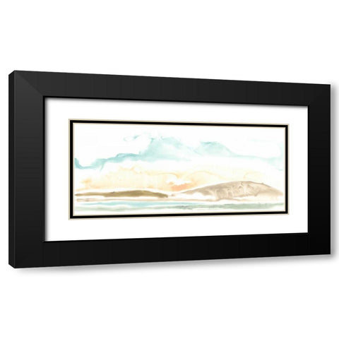 Daybreak at Sea II Black Modern Wood Framed Art Print with Double Matting by Vess, June Erica