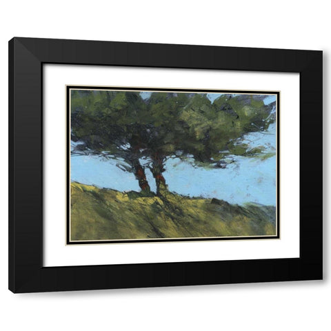 Hawthorne Duo Black Modern Wood Framed Art Print with Double Matting by Bailey, Paul