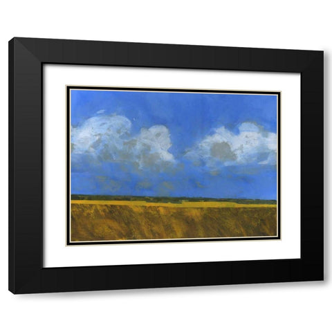 Warm Autumn Black Modern Wood Framed Art Print with Double Matting by Bailey, Paul