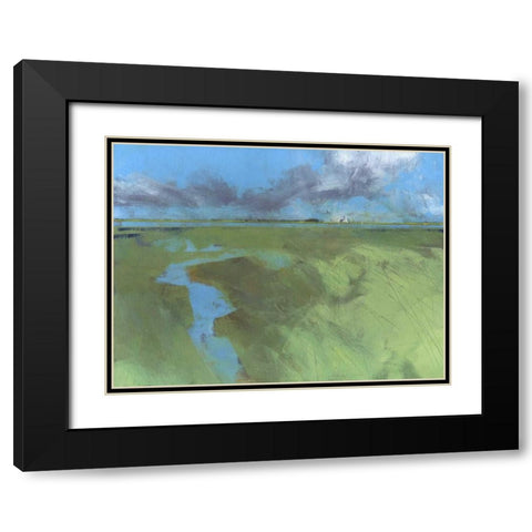Back Water High Tide Black Modern Wood Framed Art Print with Double Matting by Bailey, Paul