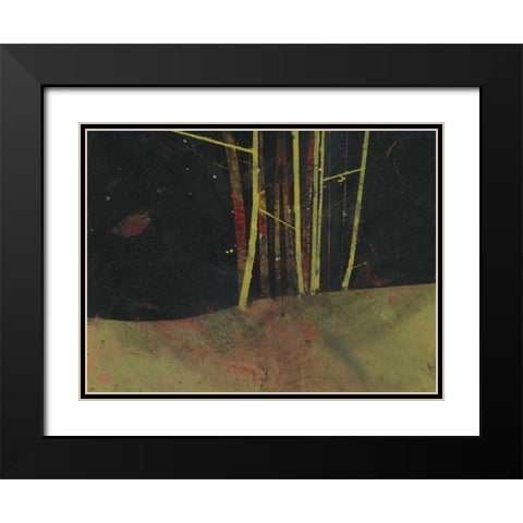 Into the Dark Wood Black Modern Wood Framed Art Print with Double Matting by Bailey, Paul