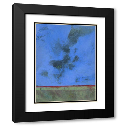 Twilight Over Red Marsh Black Modern Wood Framed Art Print with Double Matting by Bailey, Paul