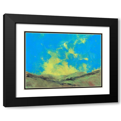 The Light of the Valley Black Modern Wood Framed Art Print with Double Matting by Bailey, Paul