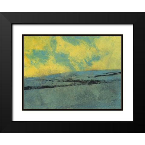 Pale Morning Light Black Modern Wood Framed Art Print with Double Matting by Bailey, Paul