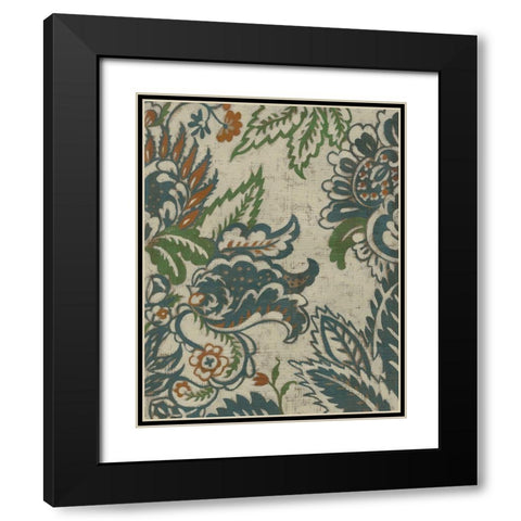 Wood Vine I Black Modern Wood Framed Art Print with Double Matting by Zarris, Chariklia