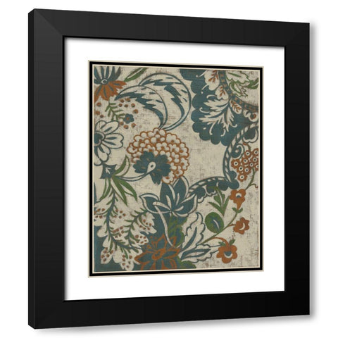 Wood Vine III Black Modern Wood Framed Art Print with Double Matting by Zarris, Chariklia