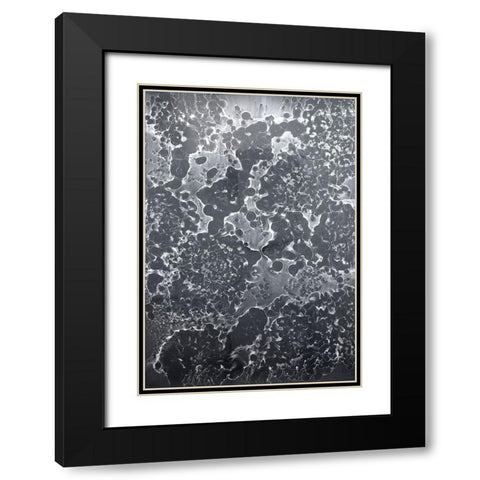 Celestial Odyssey II Black Modern Wood Framed Art Print with Double Matting by Guthrie, Jenna