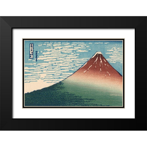 Iconic Japan I Black Modern Wood Framed Art Print with Double Matting by Unknown