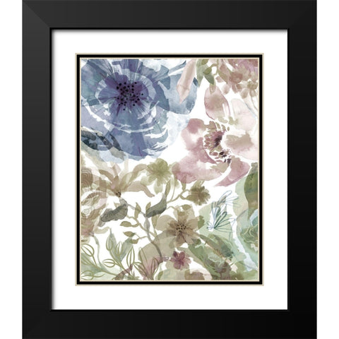 Bouquet of Dreams III Black Modern Wood Framed Art Print with Double Matting by Naskrent, Delores
